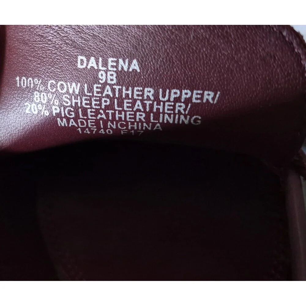 VINTAGE RARE NWT Ralph Lauren Red Leather Heels Pumps / Oxfords Size US 9B - Picture 5 of 7